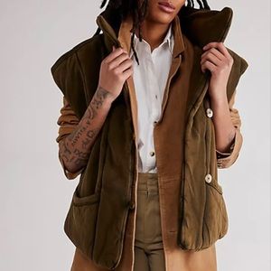 Free People “roll with us” puffer vest